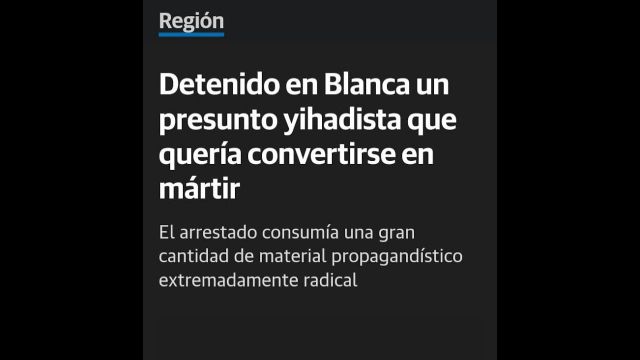 Entre Macarena y el yihadismo...las cosas de España