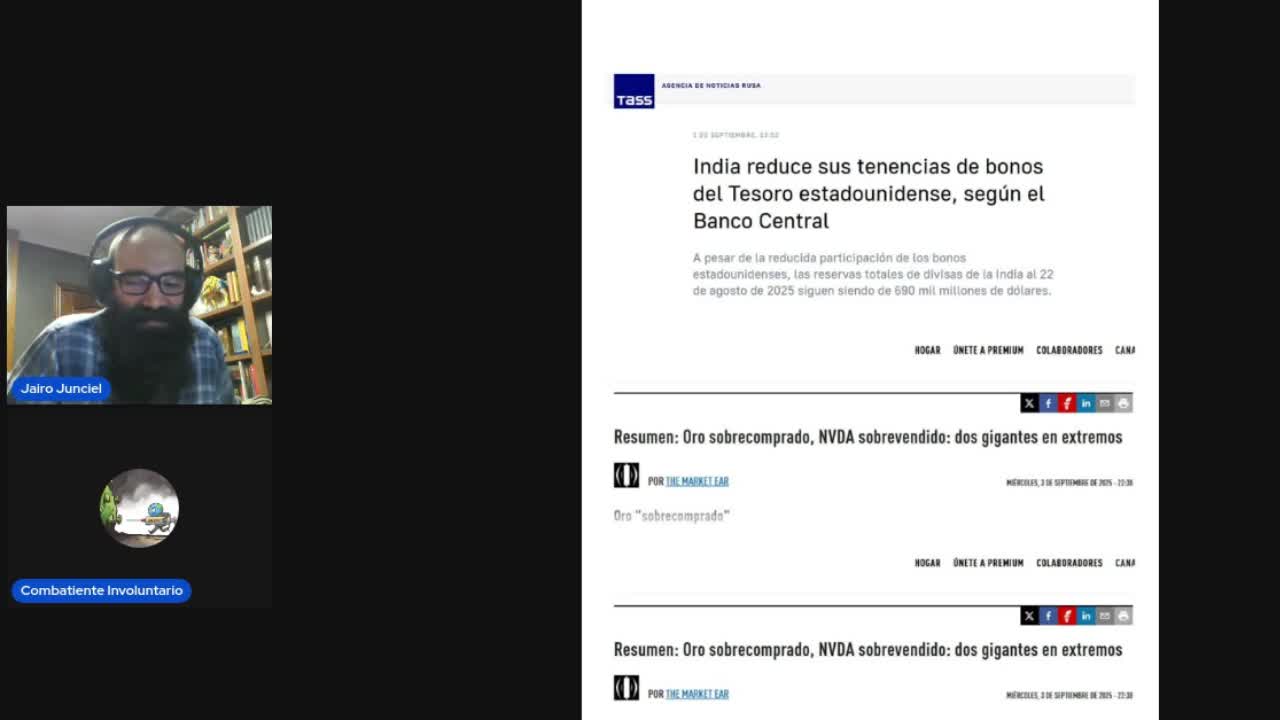 20250907 NoticiORO： ¿Oro a 5000$?