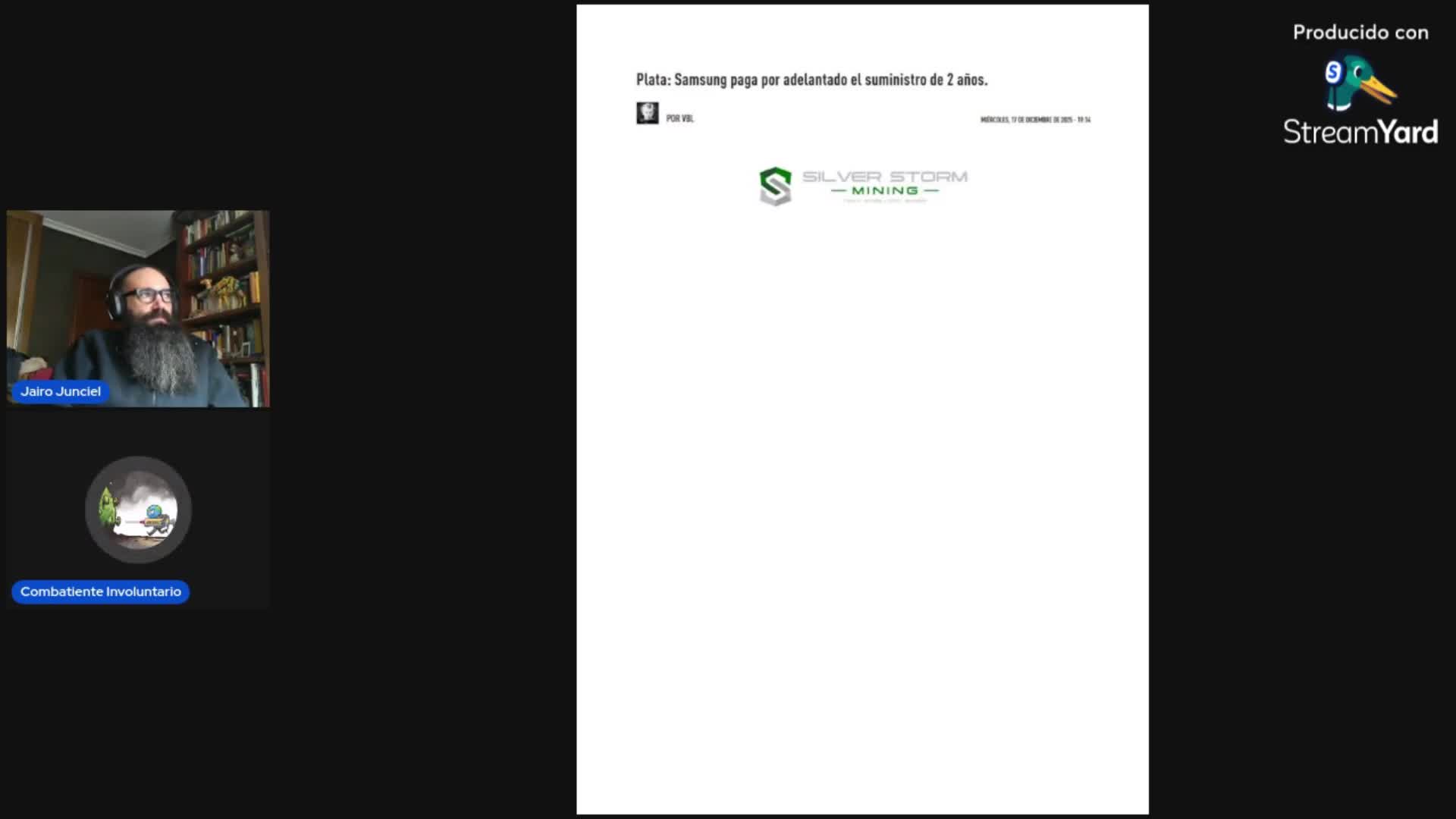 20251221 Hoy en NoticiORO： RUMORES